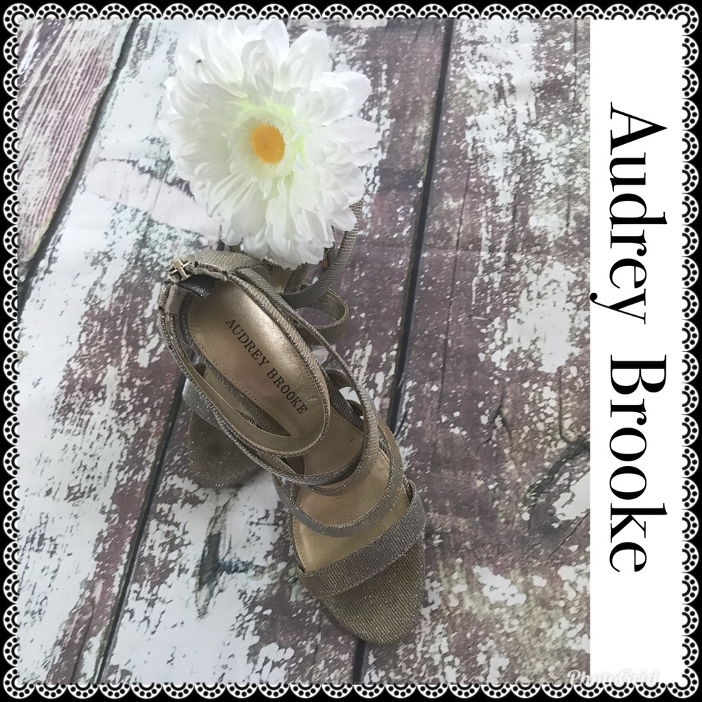 Audrey Brooke fashion heels, size 7